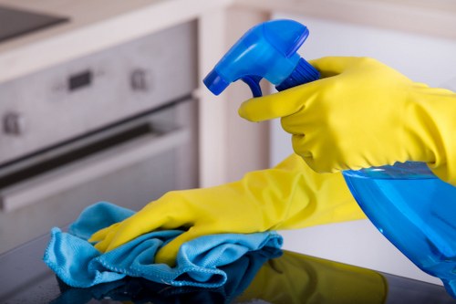 Protective equipment and safety planning materials on a workbench