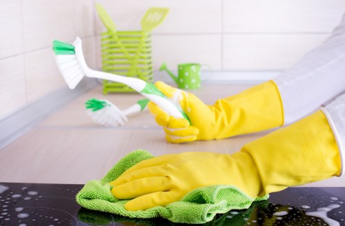 Deep cleaning removing dirt from a carpet in Balham