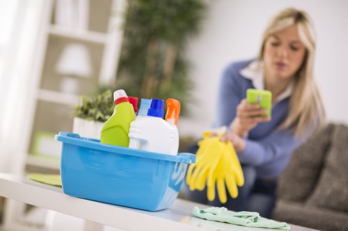 Deep carpet cleaning equipment removing dirt from fibers